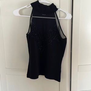 Women’s mesh sequence top